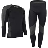 ALPIDEX Set de Ropa Térmica para Hombre- Ropa Interior para esquí - Transpirable- cálida y de Secado rápido